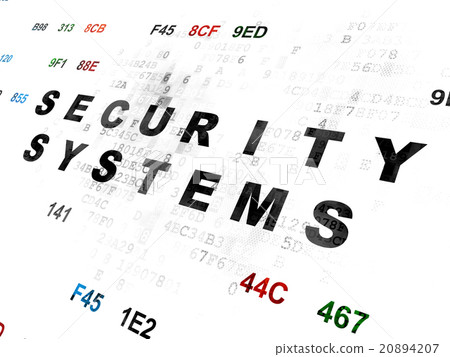Security concept: Security Systems on Digital 20894207