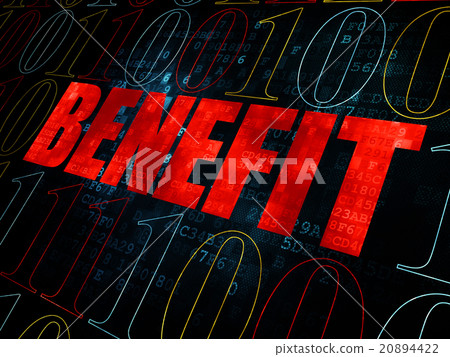 Business concept: Benefit on Digital background Business concept: Benefit on Digital background 20894422