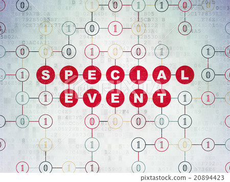 Business concept: Special Event on Digital Paper Business concept: Special Event on Digital Paper 20894423