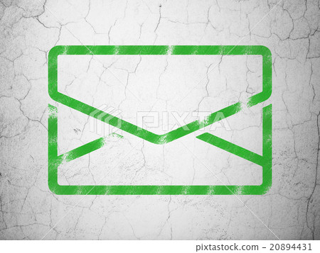 Finance concept: Email on wall background Finance concept: Email on wall background 20894431