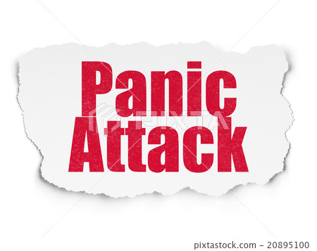 Health concept: Panic Attack on Torn Paper Health concept: Panic Attack on Torn Paper 20895100