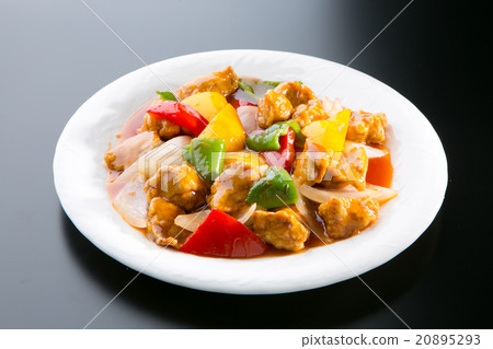 sweet and sour pork	 20895293
