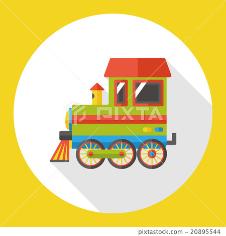 transportation train flat icon 20895544