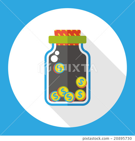 finance money bottle flat icon finance money bottle flat icon 20895730
