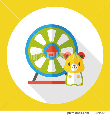 mouse toy wheel flat icon mouse toy wheel flat icon 20895869