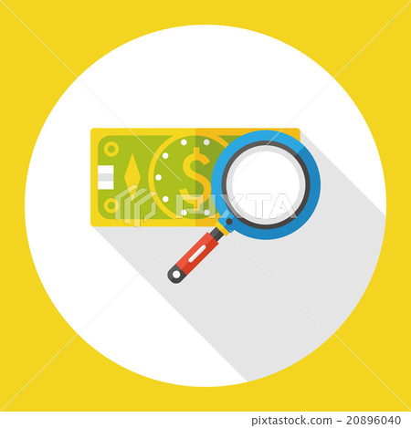money cash flat icon - Stock Illustration [20896040] - PIXTA