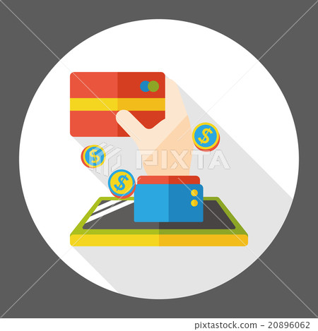 business credit card flat icon business credit card flat icon 20896062