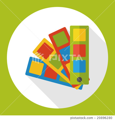 color card flat icon - Stock Illustration [20896280] - PIXTA