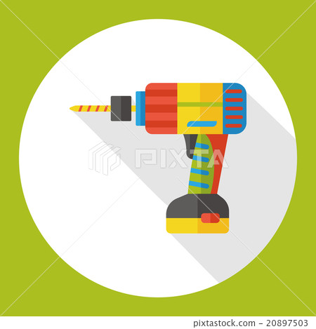 drill tool flat icon drill tool flat icon 20897503