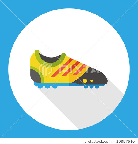 sneaker shoes flat icon 20897610