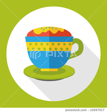 hot coffee flat icon 20897917