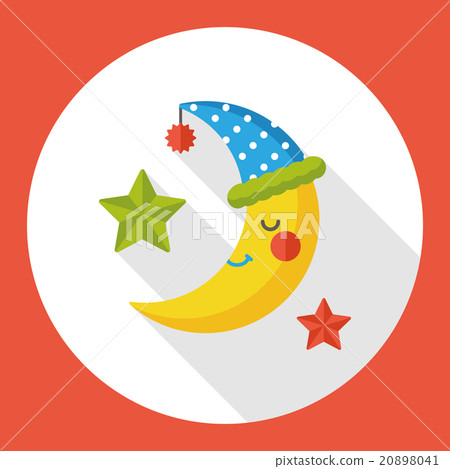 Space moon flat icon Space moon flat icon 20898041