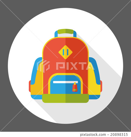 school bag flat icon school bag flat icon 20898315