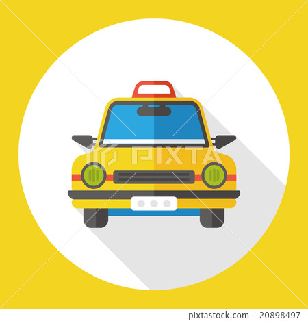 Transportation flat taxi icon Transportation flat taxi icon 20898497