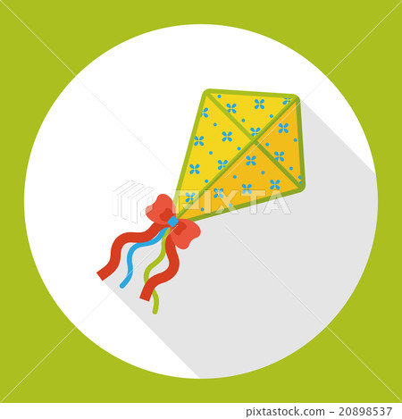 flying kite flat icon flying kite flat icon 20898537