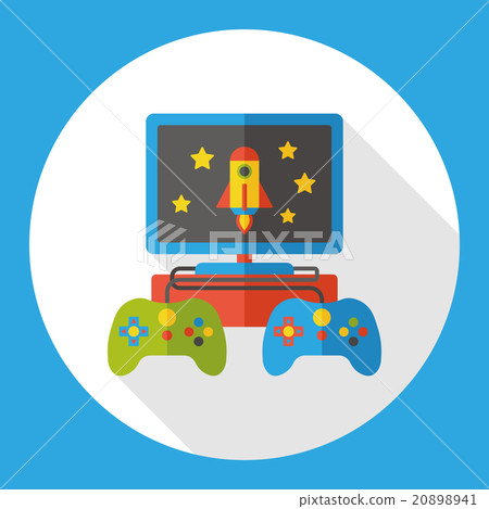 video game flat icon video game flat icon 20898941