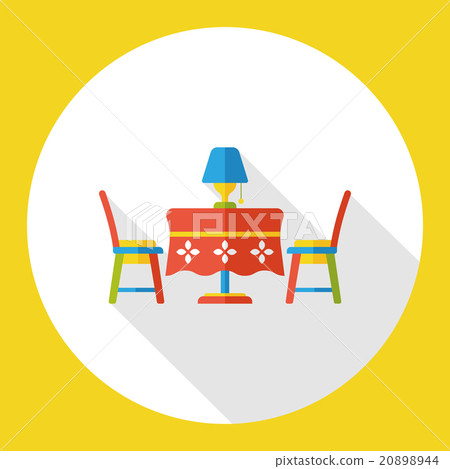 desk table flat icon 20898944