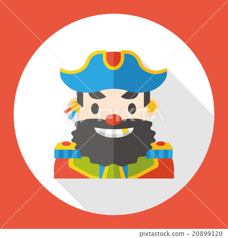 pirate character flat icon pirate character flat icon 20899120