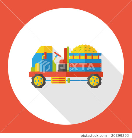 farm bulldozer flat icon farm bulldozer flat icon 20899293