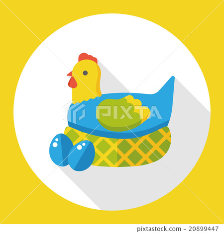 farm animal chicken flat icon farm animal chicken flat icon 20899447