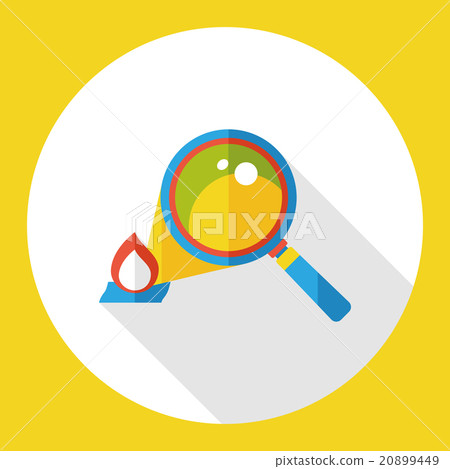 Magnifying glass flat icon Magnifying glass flat icon 20899449