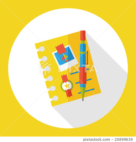 travel notebook flat icon 20899639