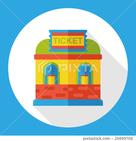 ticket office flat icon ticket office flat icon 20899708