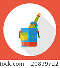 wine champagne flat icon 20899722