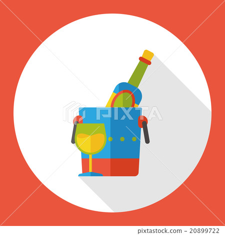 wine champagne flat icon 20899722