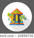 financial bank money flat icon 20899726