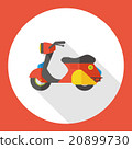 motorcycle flat icon 20899730