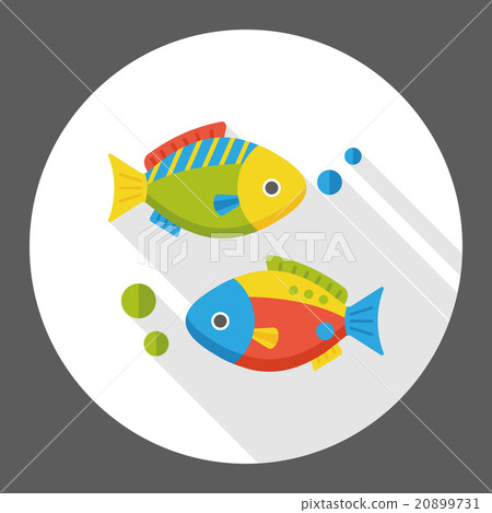 fish food flat icon 20899731