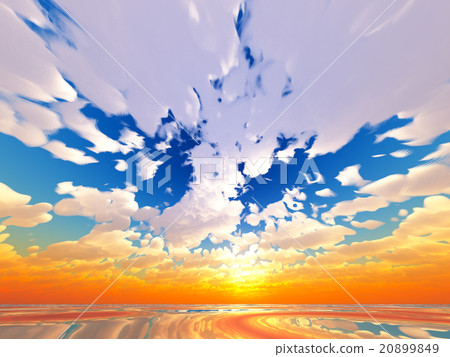 Wind and clouds with the sea 20899849