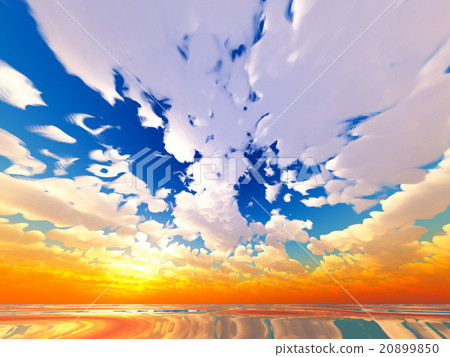 Wind and clouds with the sea Wind and clouds with the sea 20899850