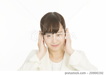 I do not see, I do not listen, I do not say the series "I do not hear" women 20900192