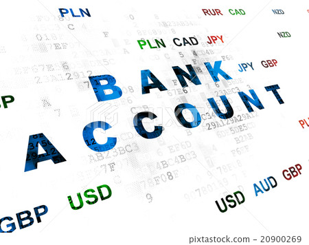 Currency concept: Bank Account on Digital 20900269
