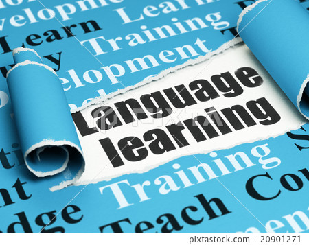 Learning concept: black text Language Learning Learning concept: black text Language Learning 20901271