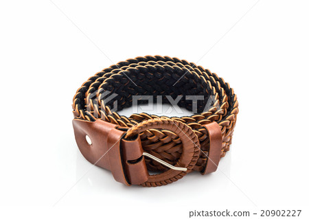 Brown leather belt for female. 20902227