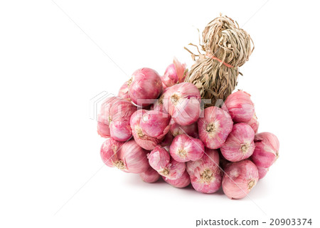 red shallot isolated 20903374