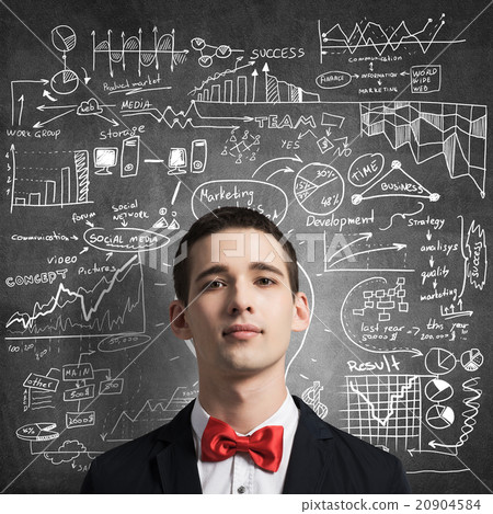 Handsome thoughtful student guy Handsome thoughtful student guy 20904584