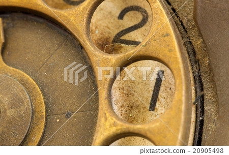 Close up of Vintage phone dial - 1 20905498