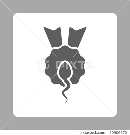 Sperm Winner Rounded Square Button Sperm Winner Rounded Square Button 20906270