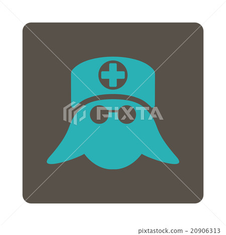 Nurse Head Flat Button Nurse Head Flat Button 20906313