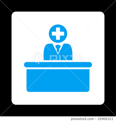 Medical Bureaucrat Flat Button Medical Bureaucrat Flat Button 20906321