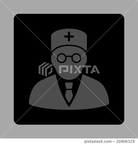 Main Physician Flat Button Main Physician Flat Button 20906329