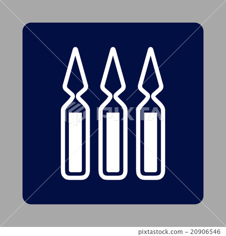 Ampoules Rounded Square Button Ampoules Rounded Square Button 20906546