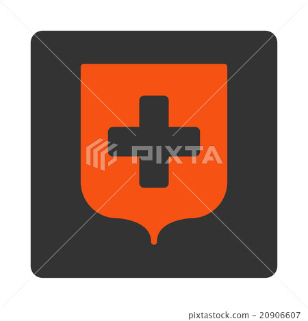 Medical Shield Flat Button 20906607