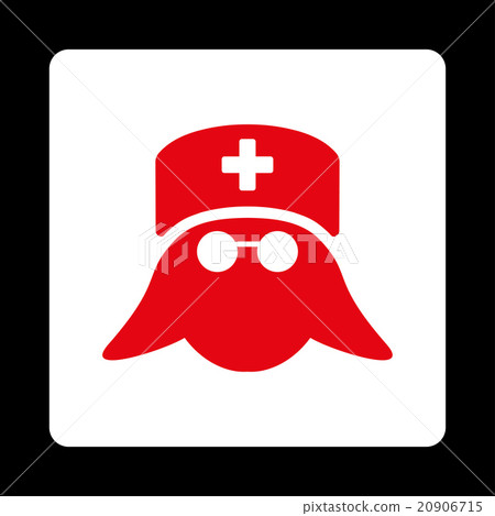 Medical Nurse Head Flat Button Medical Nurse Head Flat Button 20906715