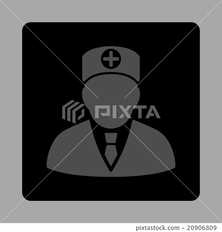 Head Physician Flat Button Head Physician Flat Button 20906809