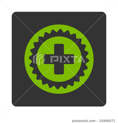 Medical Stamp Flat Button Medical Stamp Flat Button 20906871